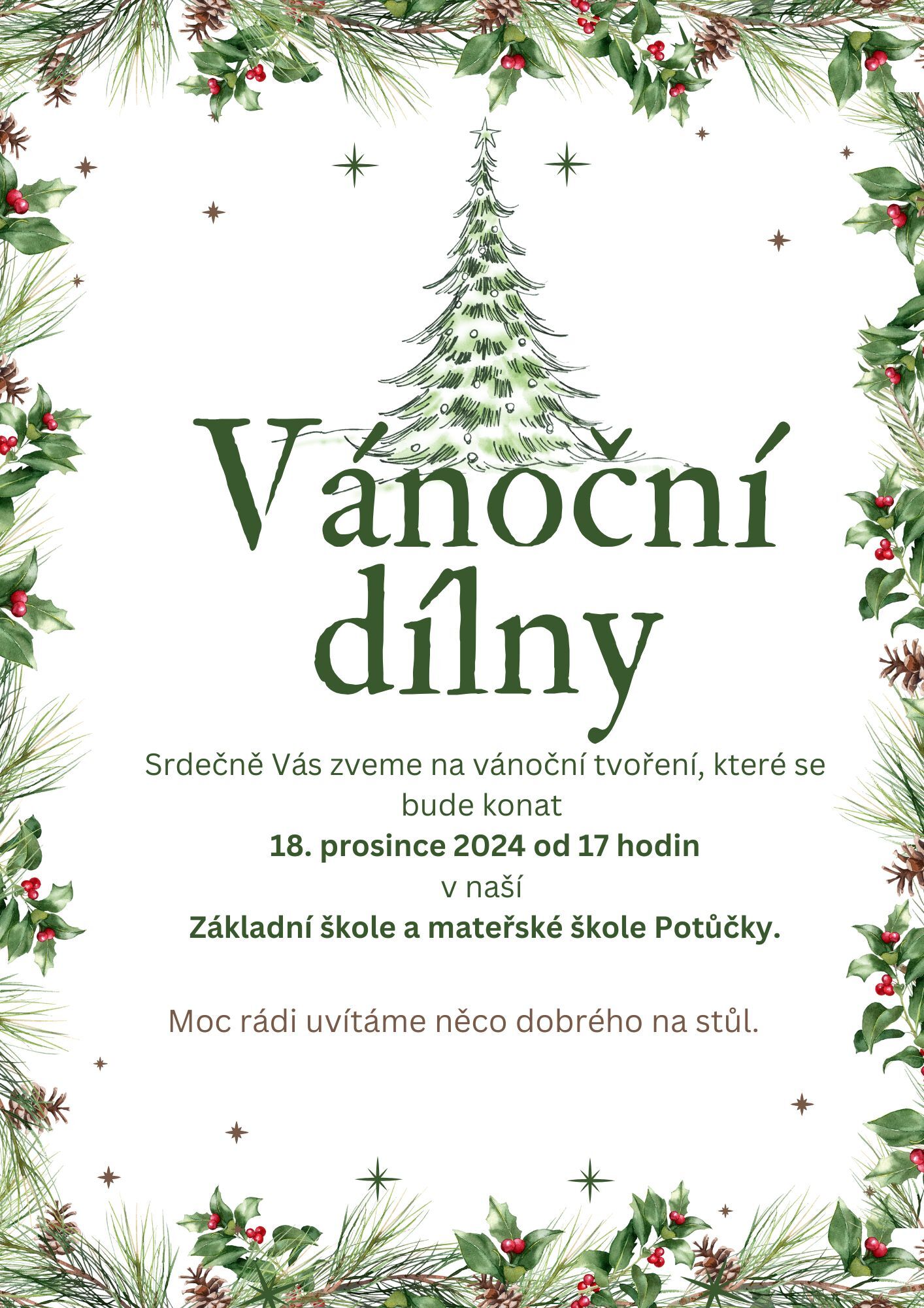 VÁNOČNÍ DÍLNY